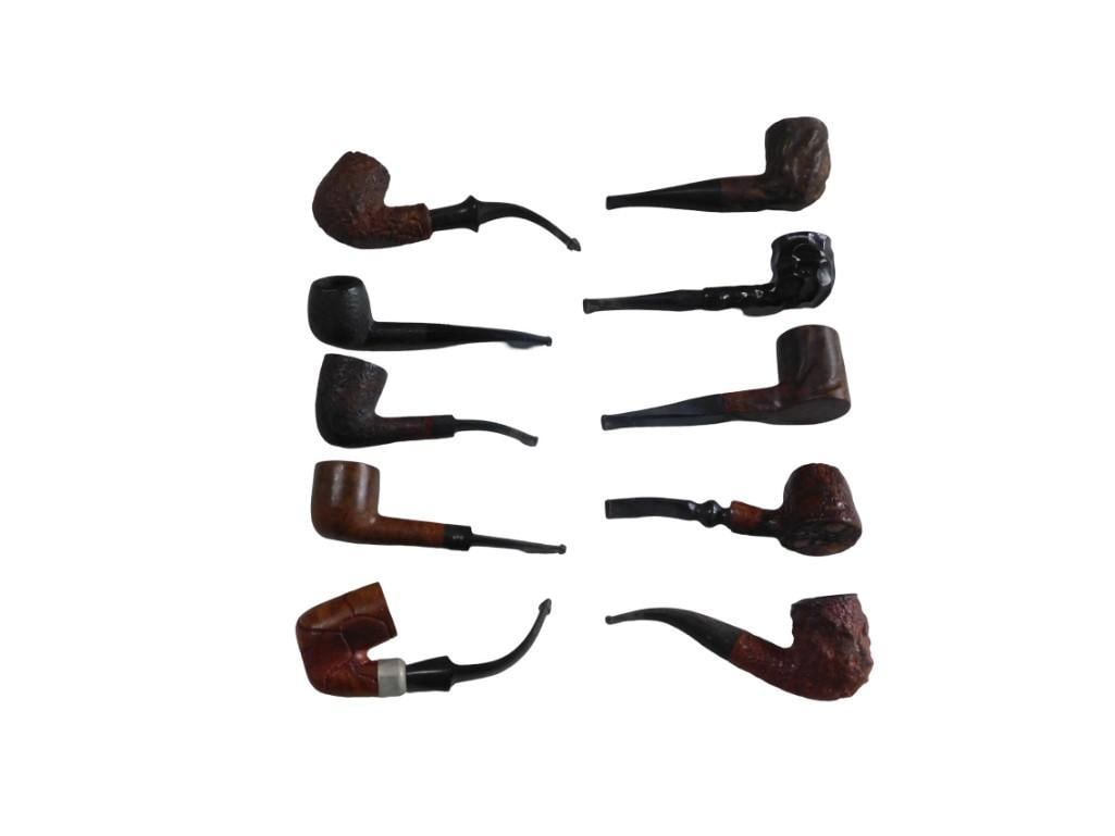 Lot of Assorted Vintage Tobacco Pipes (1 of 2)