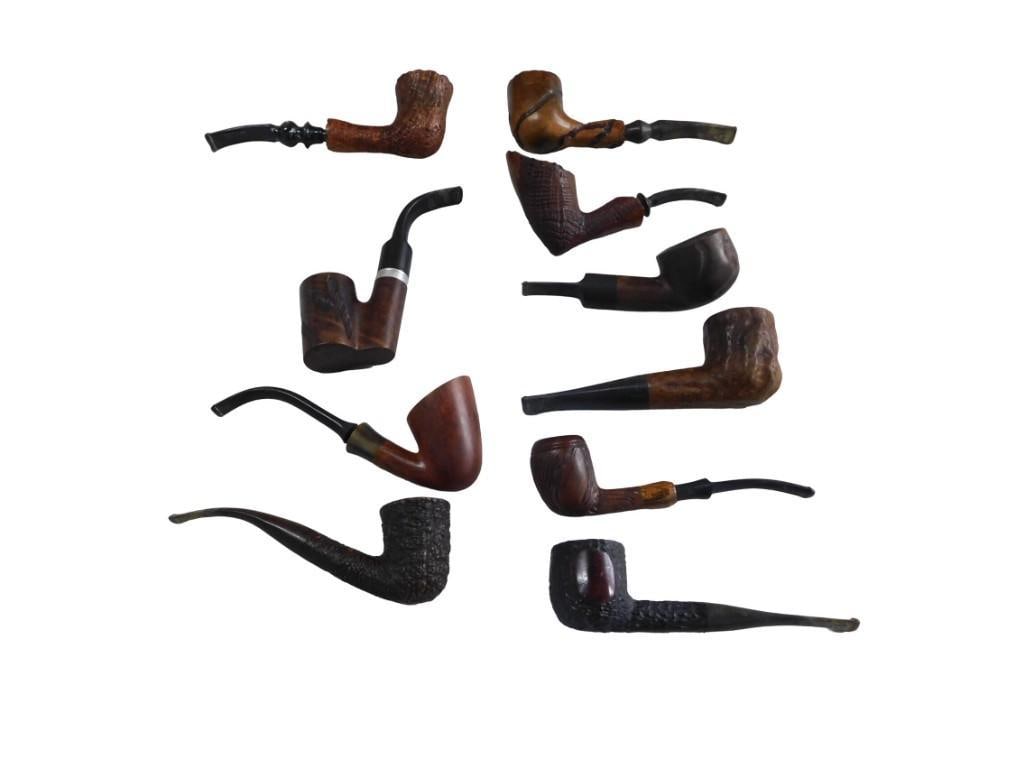 Lot of Assorted Vintage Tobacco Pipes (1 of 2)