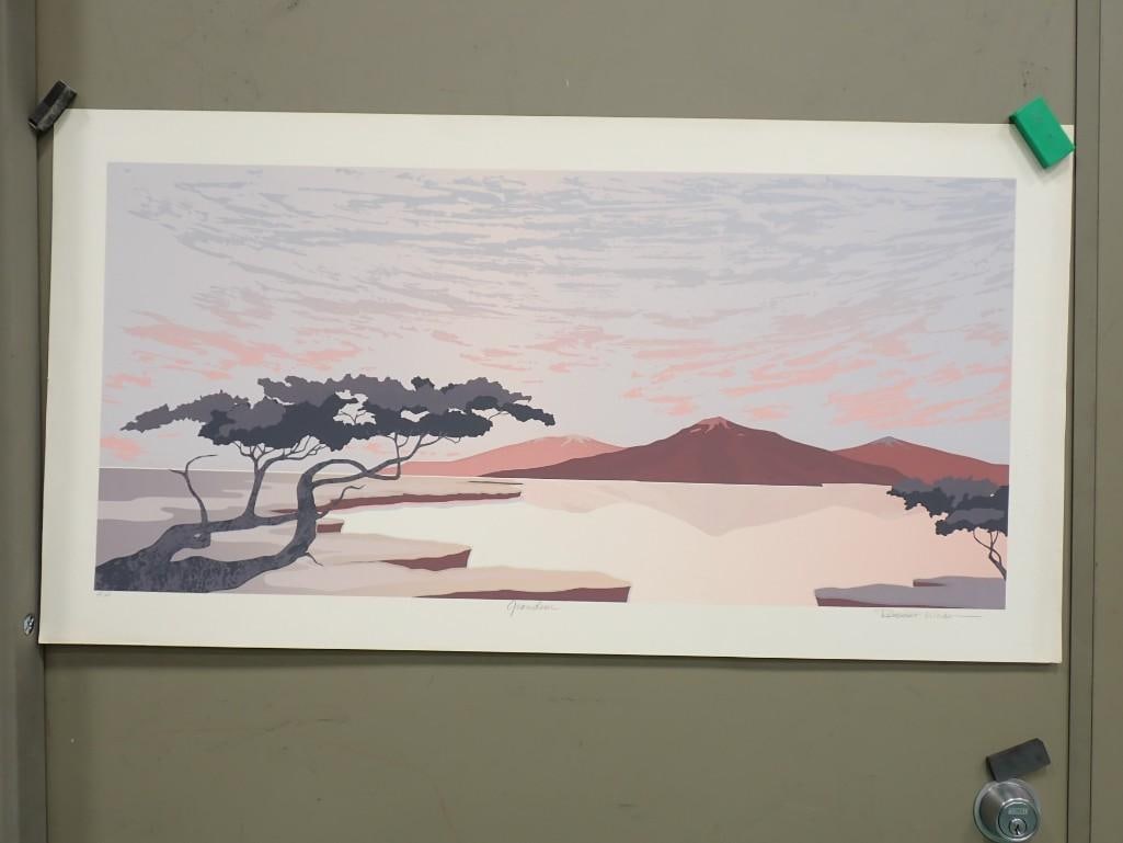 Robert Wilson Pencil Signed Artist Proof Lithograph "Grandeur" (1 of 5)