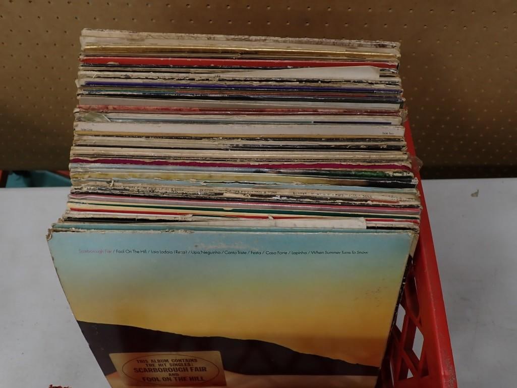 Lot of Vinyl Records 33 RPM LPs incl Lou Rawls, Diana Ross, Brook Benton, etc (1 of 6)