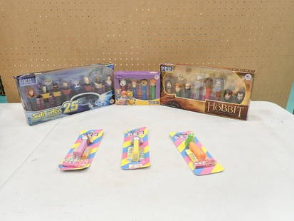 Pez Lot including Star Trek, Walt Disney Tigger & Poo, The Hobbit, Tom & Jerry, etc.: Pez Lot including Star Trek, Walt Disney Tigger & Poo, The Hobbit, Tom & Jerry, etc. Live Auctioneers is now offering Live Shipping through them. This is an optional payment/shipping system.