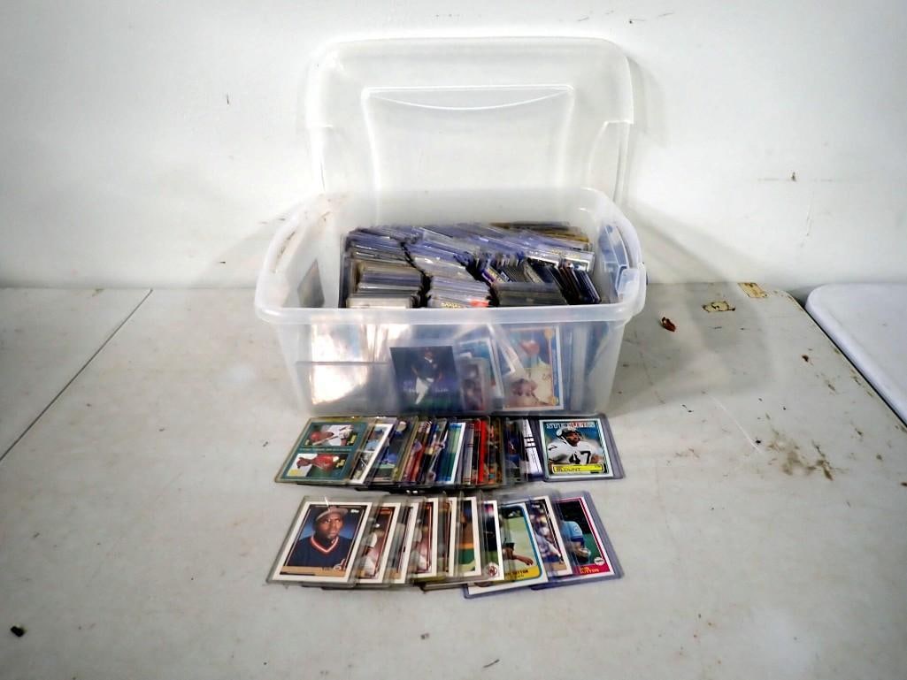 Bin full of assorted Baseball Cards including Many 80's and 90's Stars / Rookies, etc. (1 of 5)