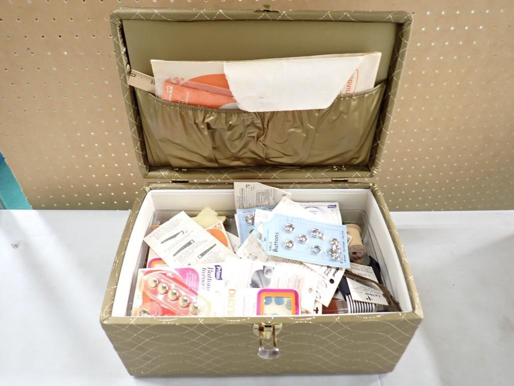 Vintage Case of Sewing Supplies (1 of 10)