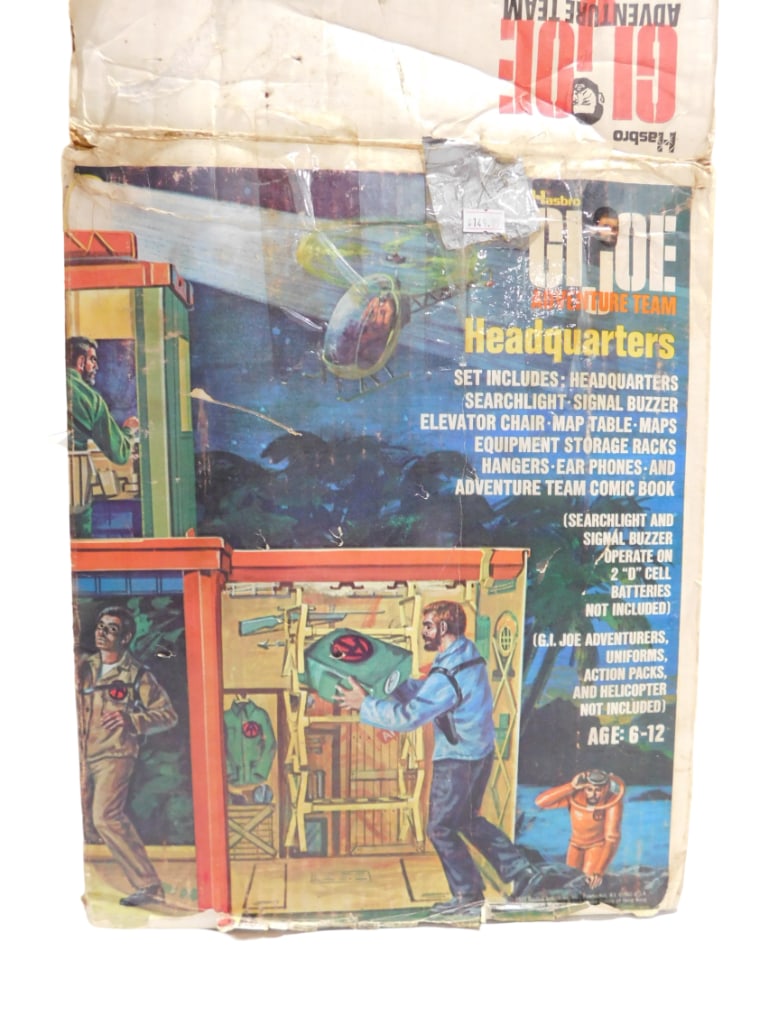 Vtg 1972 Hasbro GI Joe Adventure Team Headquarters with Box: Vintage 1972 Hasbro GI Joe Adventure Team Headquarters with Box Live Auctioneers is now offering Live Shipping through them. This is an optional payment/shipping system. If you would like to use the