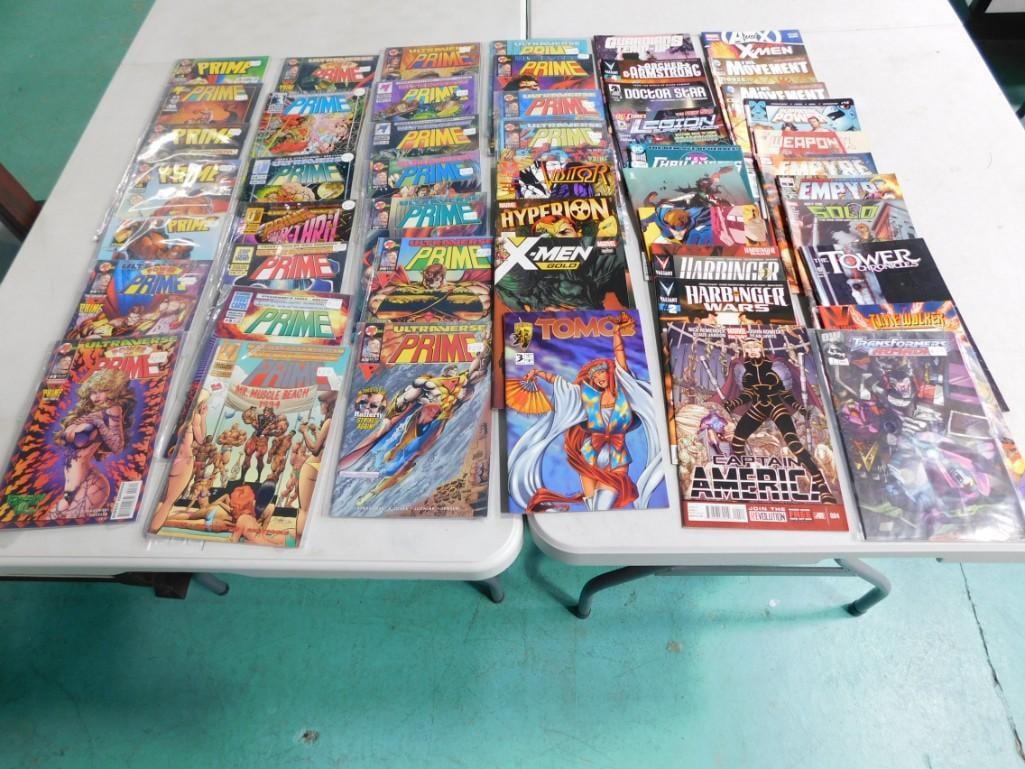 50 Comic Books incl Prime, Ultraverse Prime, Avengers, Fantastic Four, Empyre, Transformers, X-Men, (1 of 5)