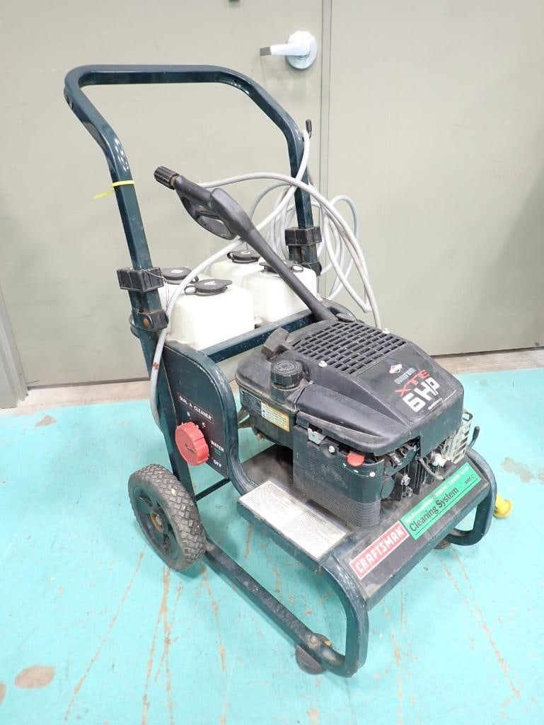 Craftsman XTE 6HP Pressure Washer Model 580.768020 Sears, Roebuck and Co USA: Craftsman XTE 6HP Pressure Washer Model 580.768020 Sears, Roebuck and Co USA? Condition:? untested Live Auctioneers is now offering Live Shipping through them. This is an optional payment/shipping sy