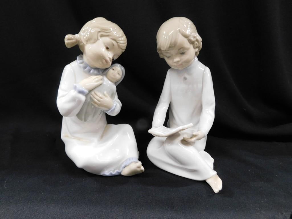 2 Zaphir by Lladro Porcelain Figurines: 2 Zaphir by Lladro Porcelain Figurines Live Auctioneers is now offering Live Shipping through them. This is an optional payment/shipping system. If you would like to use the UPS Store as usual, please