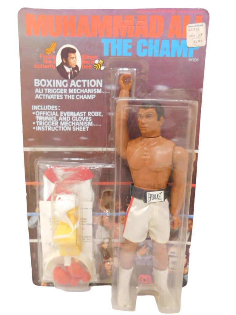 Vtg 1976 Muhammad Ali The Champ Boxing Action Figure with Accessories by Mego NOS New Old Stock (1 of 7)