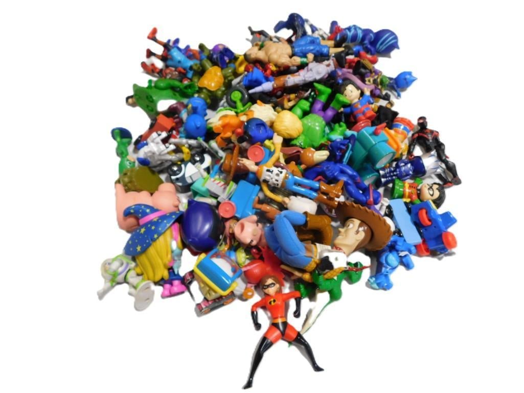 Large Lot full of assorted Toys / Action Figures / etc Including Walt Disney, Toy Story, Incredibles (1 of 7)