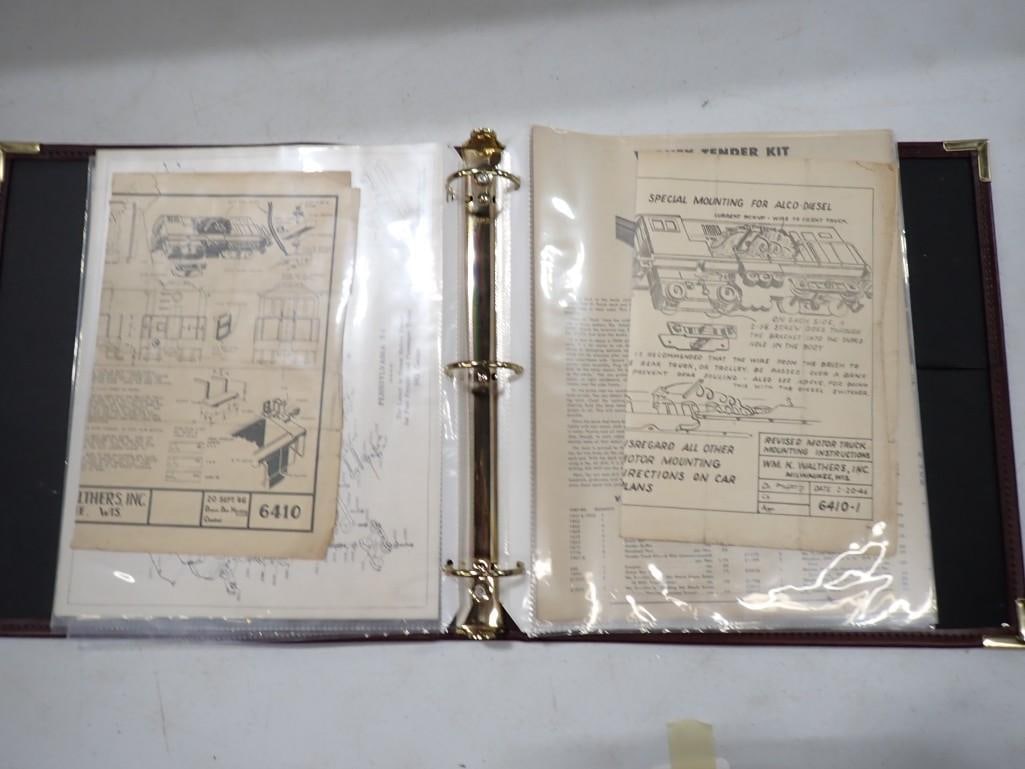 Binder of Model Train or Model Railroad Ephemera (1 of 10)