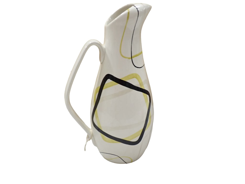 Vtg 1950s Red Wing Pottery Smart Set Pitcher Mid Century Modern (1 of 10)