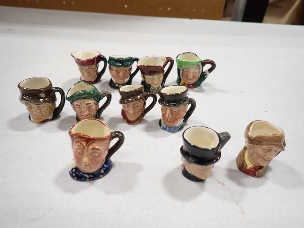 11 Miniature Royal Doulton Toby Jugs or Toothpick Holders incl Fat Boy, etc: 11 Miniature Royal Doulton Toby Jugs or Toothpick Holders incl Fat Boy, etc Live Auctioneers is now offering Live Shipping through them. This is an optional payment/shipping system. If you would like