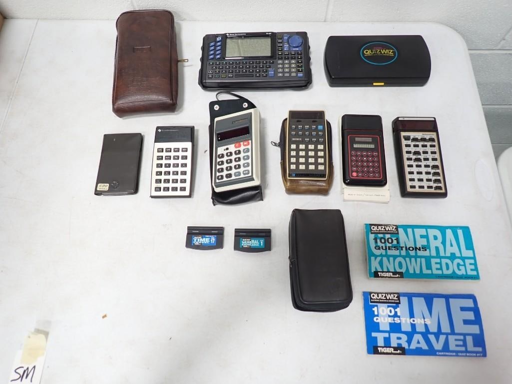 Calculators incl Vintage Texas Instruments, Quiz Wiz Game, Texas Instruments TI-92 Graphing Calculat (1 of 8)