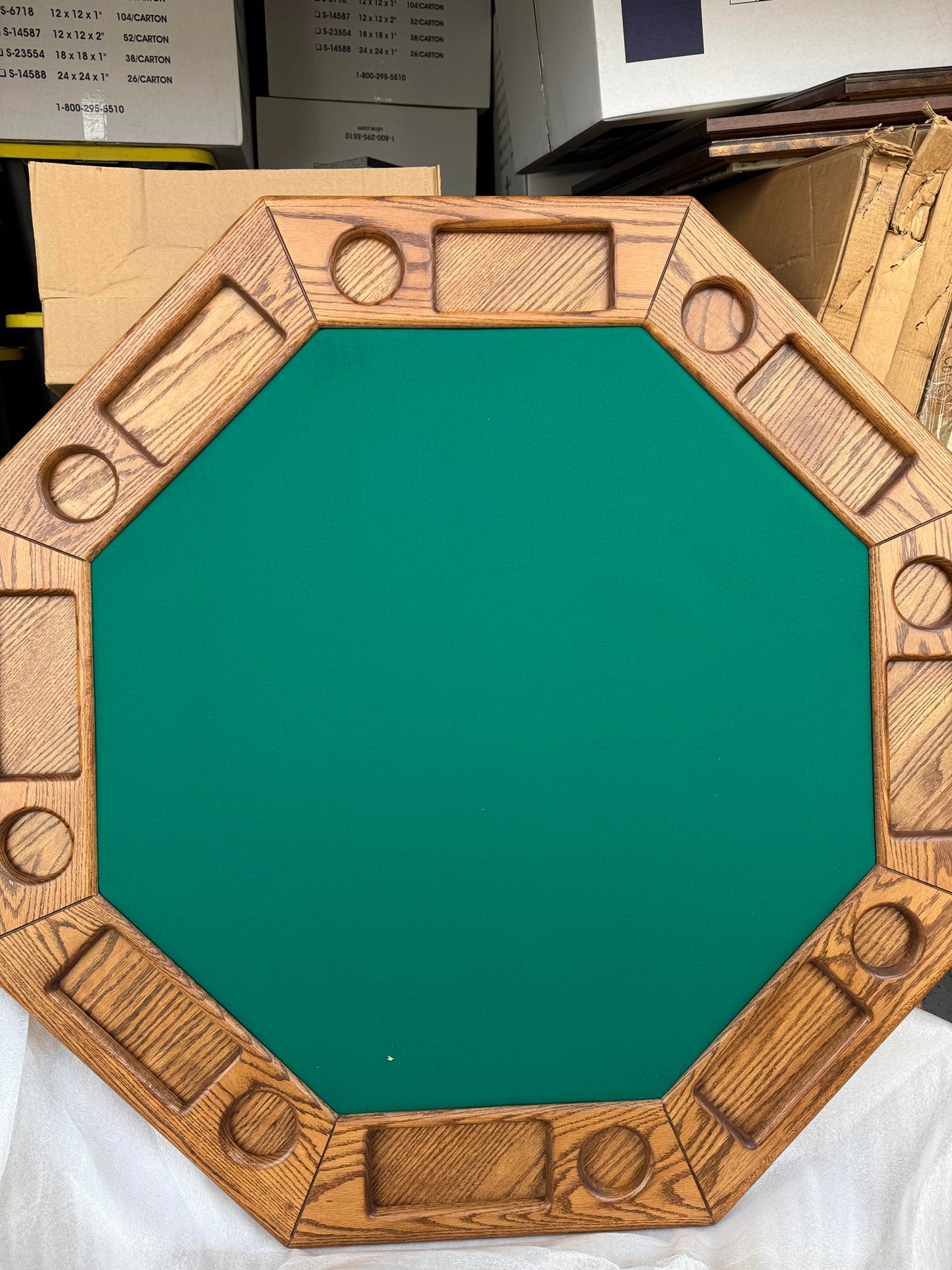 Wooden Reversable Poker or Game Table Top - No legs (1 of 2)