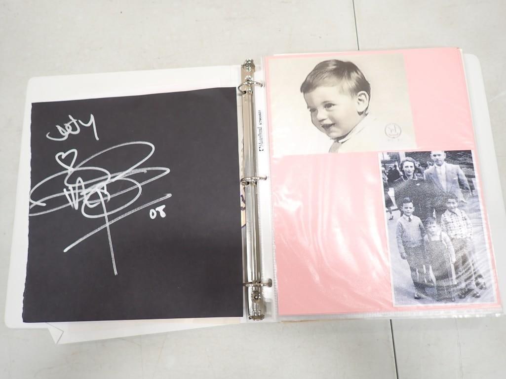Binder full of Rick Springfield Pictures, Ephemera, Autograph, etc. No COA (1 of 13)