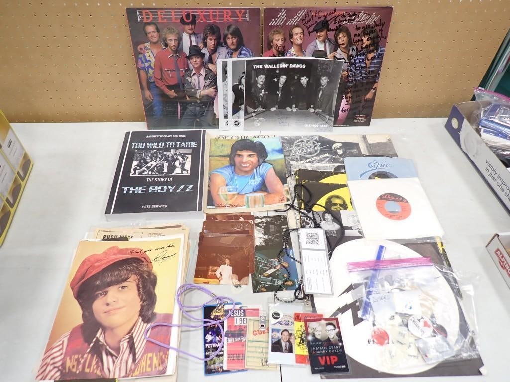 Assorted Music Lot including The Boyzz, Deluxury, Donny Osmond, Freddie Mercury, Autographs - no COA (1 of 10)