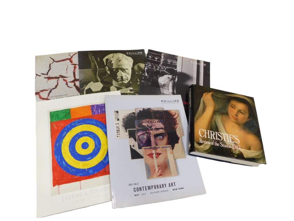 Auction catalogs; John Herbert; "Christie's Review of the Season 1983", hardcover book with dust ja (1 of 3)