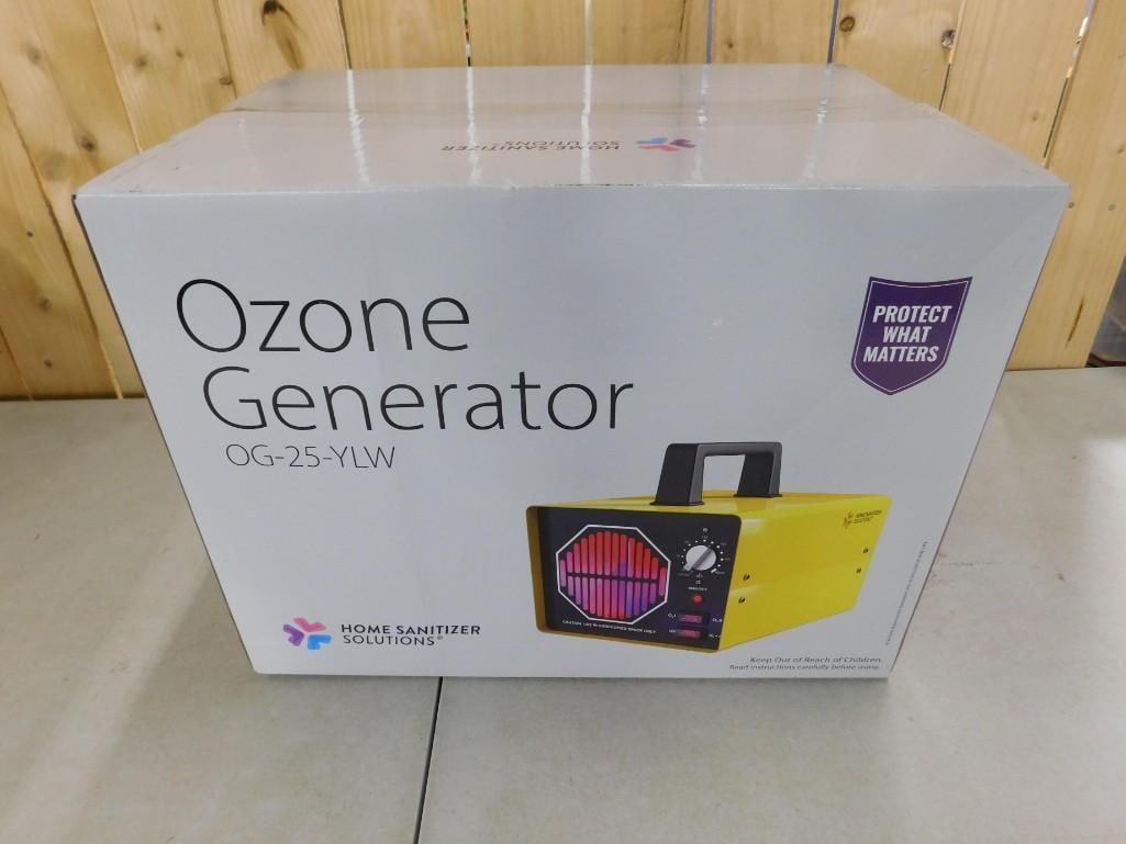 Ozone Generator Model OG-25-YLW Home Sanitizer Solutions New in Box in Yellow (1 of 7)