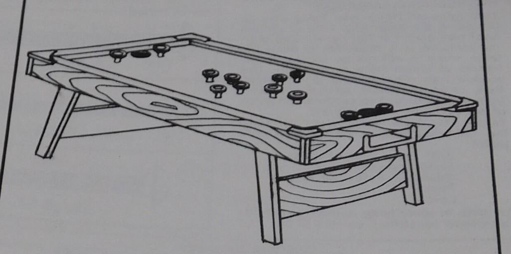 New in Open Box Rebound Home Bumper Pool Table 527.25056 174 - very heavy (1 of 12)