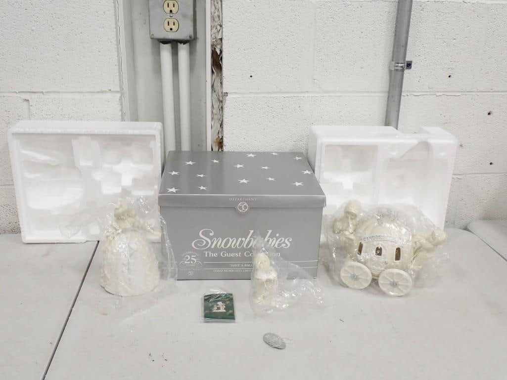 Snowbabies Have a Ball Guest Collection Figures by Department 56: Snowbabies Have a Ball Guest Collection Figures by Department 56 All pictures are considered part of the description and should be examined carefully by bidders. Live Auctioneers is now offering Live 