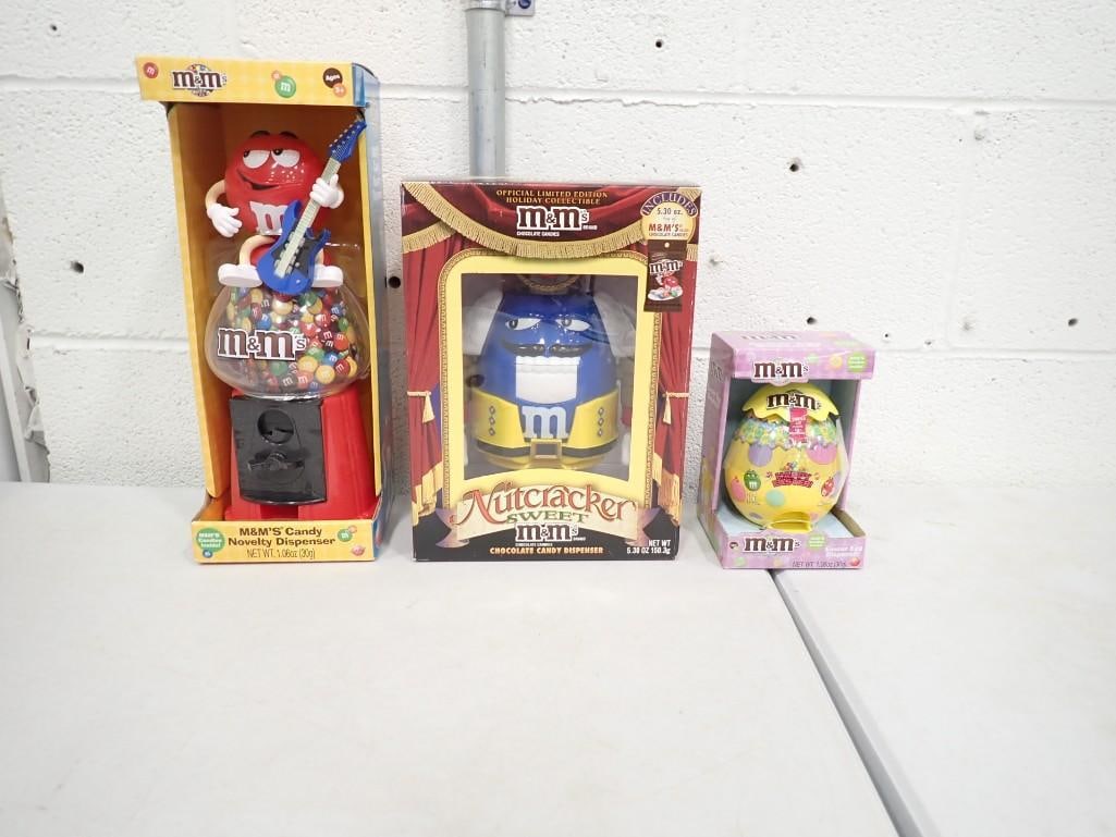M&Ms Collectibles Lot incl Nutcracker Sweet, Gumball Machine M&Ms Dispenser, etc (1 of 8)