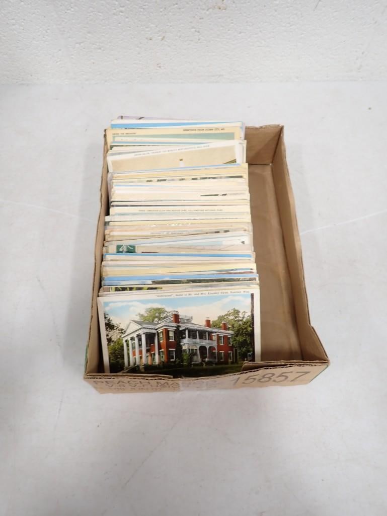 Lot of Vintage Postcards incl Linen Postcards (1 of 6)