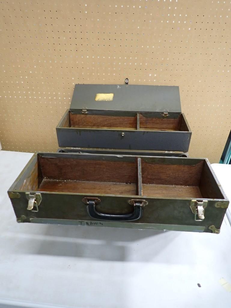 Vintage Tube Caddy Vacuum Tube or Tool Box - Roughly 21x15x8" (1 of 6)
