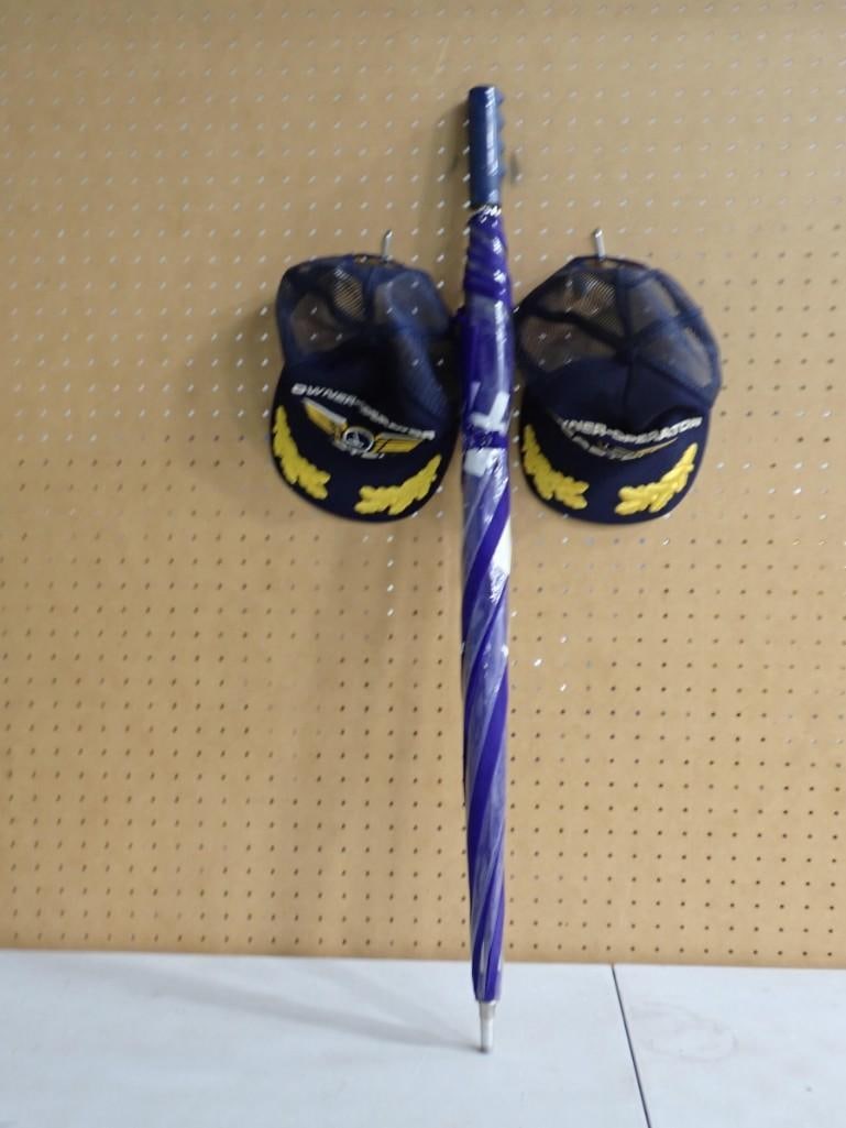 Vintage Eastern Airlines Hats, plus an umbrella: Vintage Eastern Airlines Hats, plus an umbrella Live Auctioneers is now offering Live Shipping through them.? This is an optional payment/shipping system.? If you would like to use the UPS Store as us