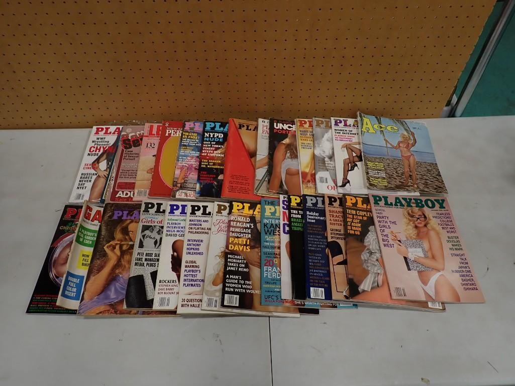 Lot of assorted Playboy Magazines and other adult magazines like Gala, Leg Show, Sex Drive, etc: Lot of assorted Playboy Magazines and other adult magazines like Gala, Leg Show, Sex Drive, etc Live Auctioneers is now offering Live Shipping through them.? This is an optional payment/shipping syste