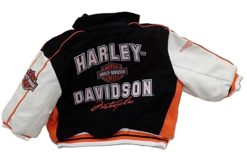 Harley Davidson Leather Jacket for a toddler (1 of 6)
