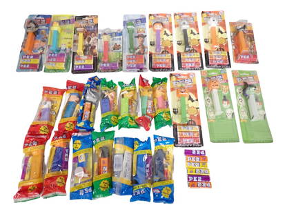 Lot of Pez Dispensers New in Package incl Disney Toy Story, Halloween, etc: Lot of Pez Dispensers New in Package incl Disney Toy Story, Halloween, etc 10"x3"x1" All pictures are considered part of the description and should be examined carefully by bidders. Live