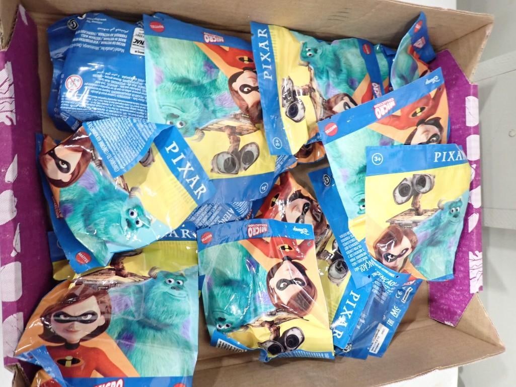 Lot of Disney Pixar Micro Collection Mystery Bags 2020 Blind Bags by Mattel New and Sealed: Lot of Disney Pixar Micro Collection Mystery Bags 2020 Blind Bags by Mattel New and Sealed Each is 6"x6"x1" All pictures are considered part of the description and should be examined care