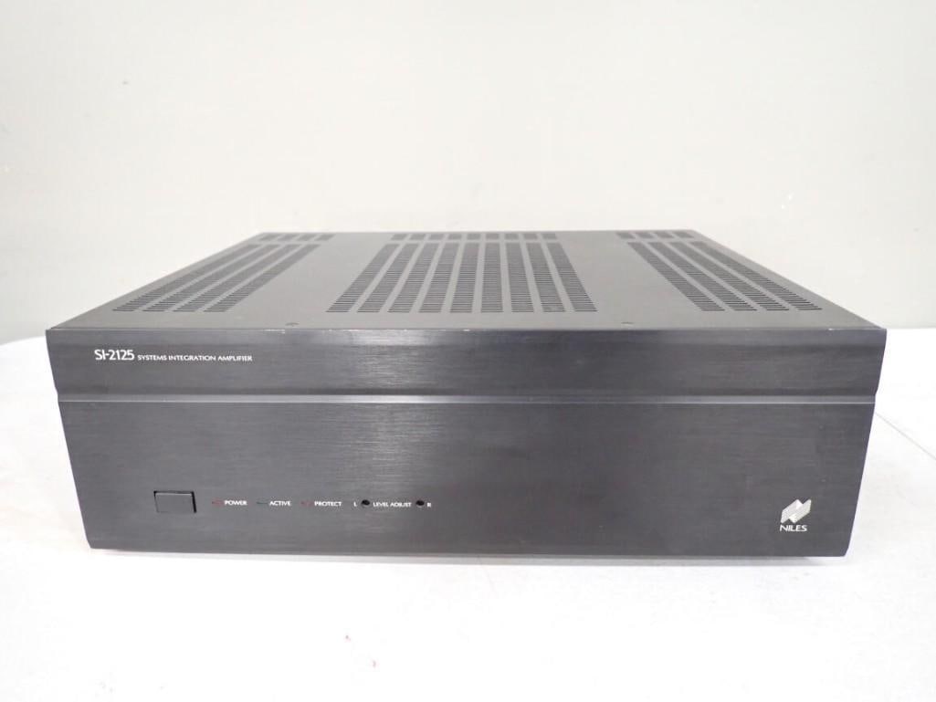 Niles SI-2125 Systems Integration Amplifier: Niles SI-2125 Systems Integration Amplifier Condition: untested All pictures are considered part of the description and should be examined carefully by bidders. Live Auctioneers is now offering Live S
