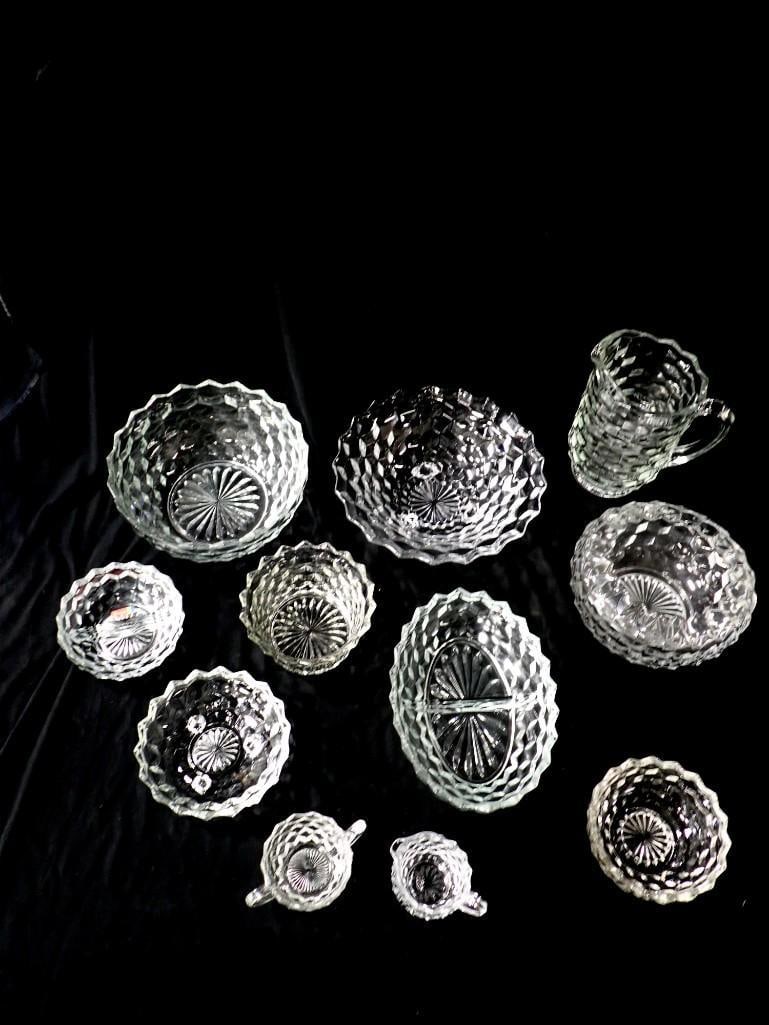 Fostoria American Cubist or Cube Serving Dishes (1 of 8)