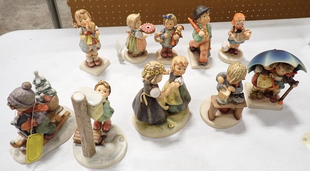 Lot of 10 Assorted Vintage Hummel and other Figurines (1 of 12)