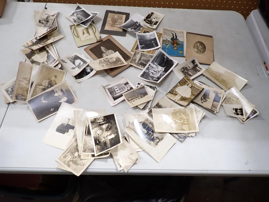 Large Lot of Vintage or antique Photographs and Postcards, etc. (1 of 12)
