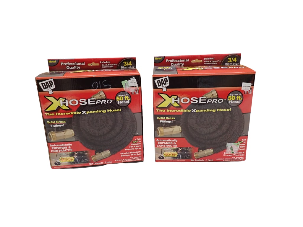 2 X Hose Pro Expanding Hose Expands to 50 ft New in Boxes (1 of 4)