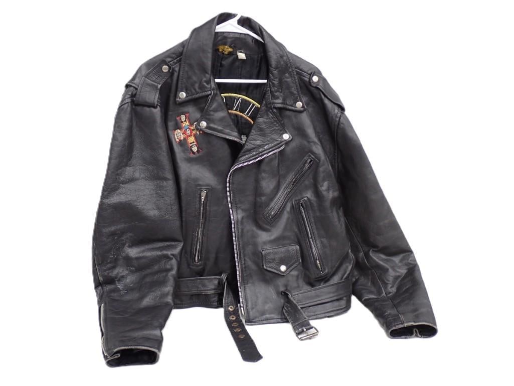 Vintage Guns N Roses Appetite for Destruction leather Jacket Size XL (1 of 14)