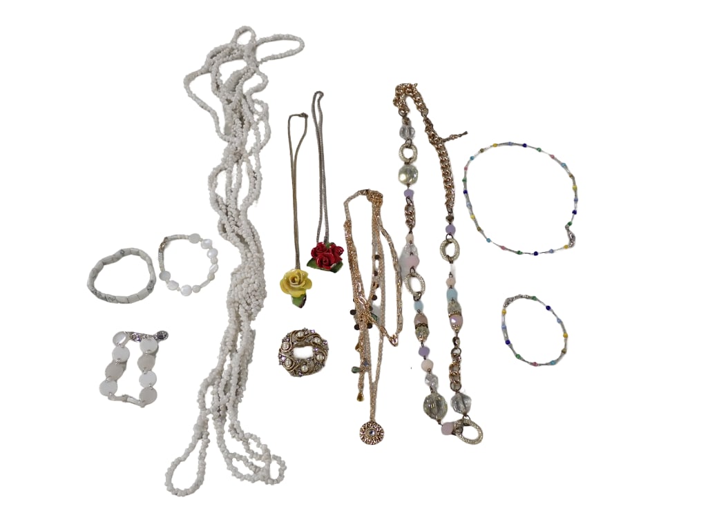 Lot of Fine Costume Jewelry Including Bracelets, Necklaces, etc. (1 of 8)