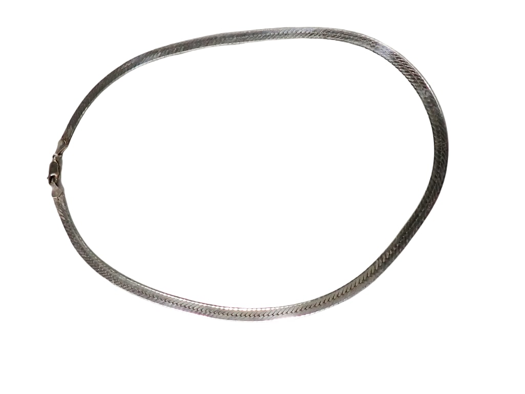 Sterling Silver 20" Chain Necklace Made in Italy (1 of 5)