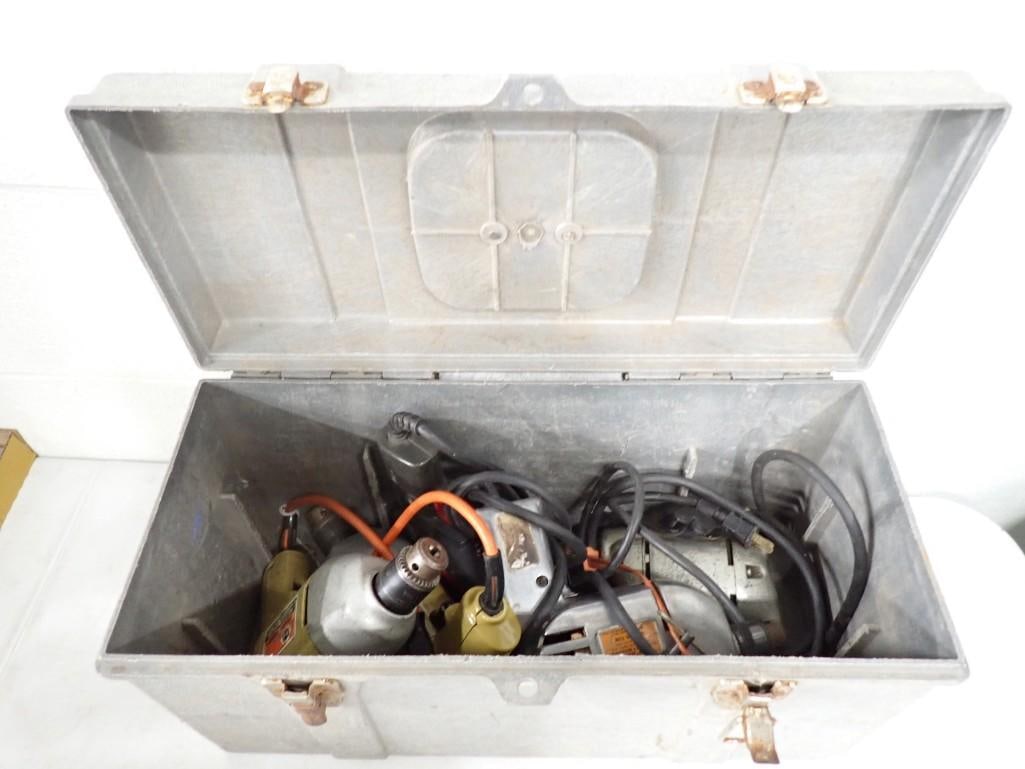 Toolbox full of Electric Drills - Untested as is (1 of 11)