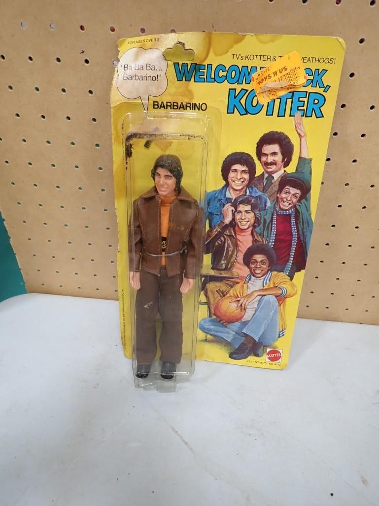Vtg 1970s Welcome Back Kotter Barbarino 9" Figure Mattel NOS New Old Stock (1 of 2)