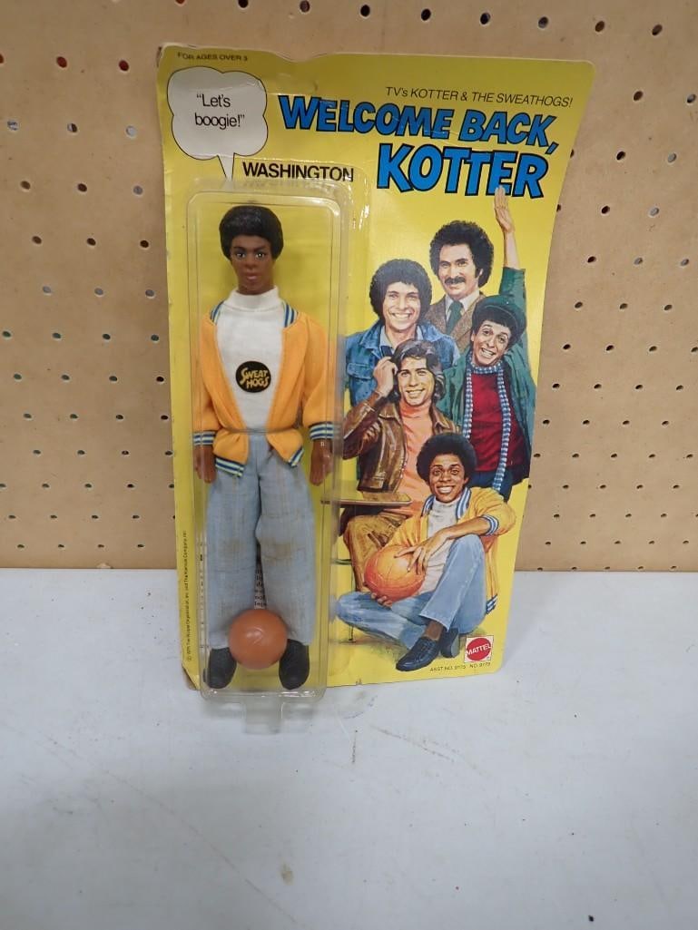 Vtg 1970s Welcome Back Kotter Washington 9" Figure Mattel NOS New Old Stock (1 of 2)