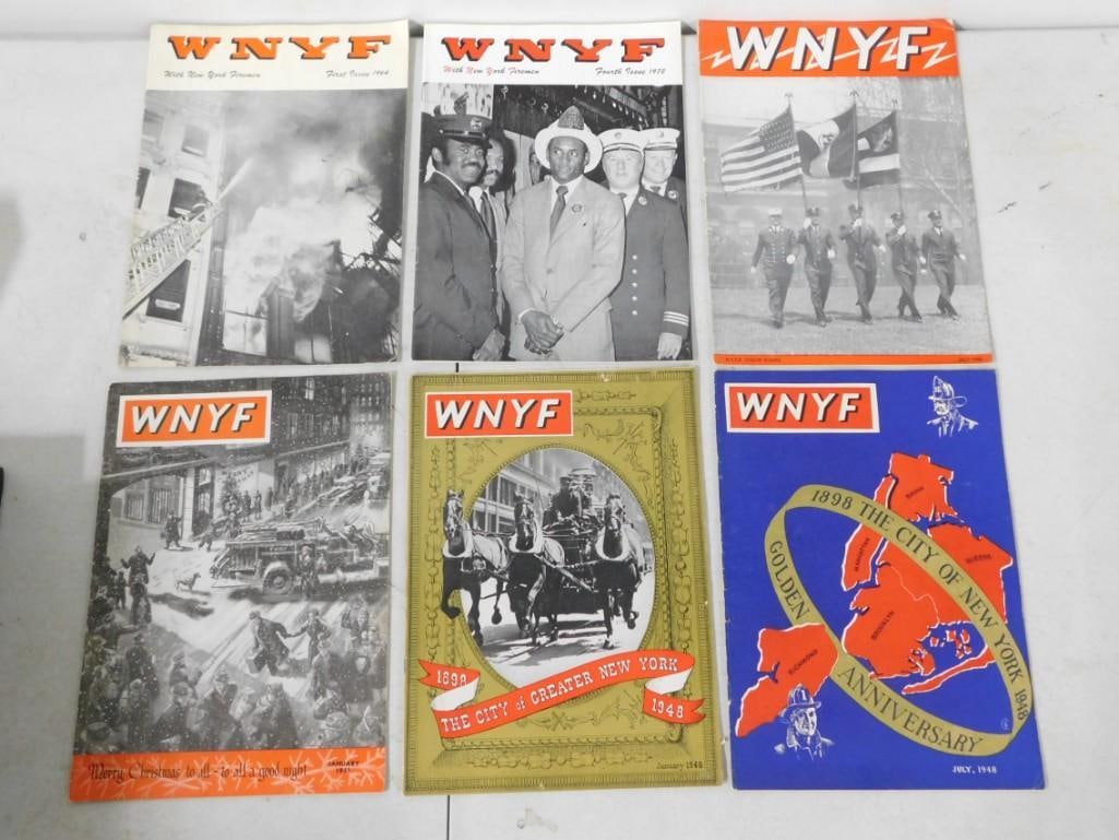 Vintage Wnyf With New York Firemen 1945-1972 Magazines: Vintage Wnyf With New York Firemen 1945-1972 Magazines 8x14x1" All pictures are considered part of the description and should be examined carefully by bidders. Live Auctioneers is now offering Liv
