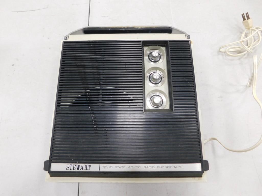 Vintage Stewart Solid State Radio Phonograph - untested (1 of 4)