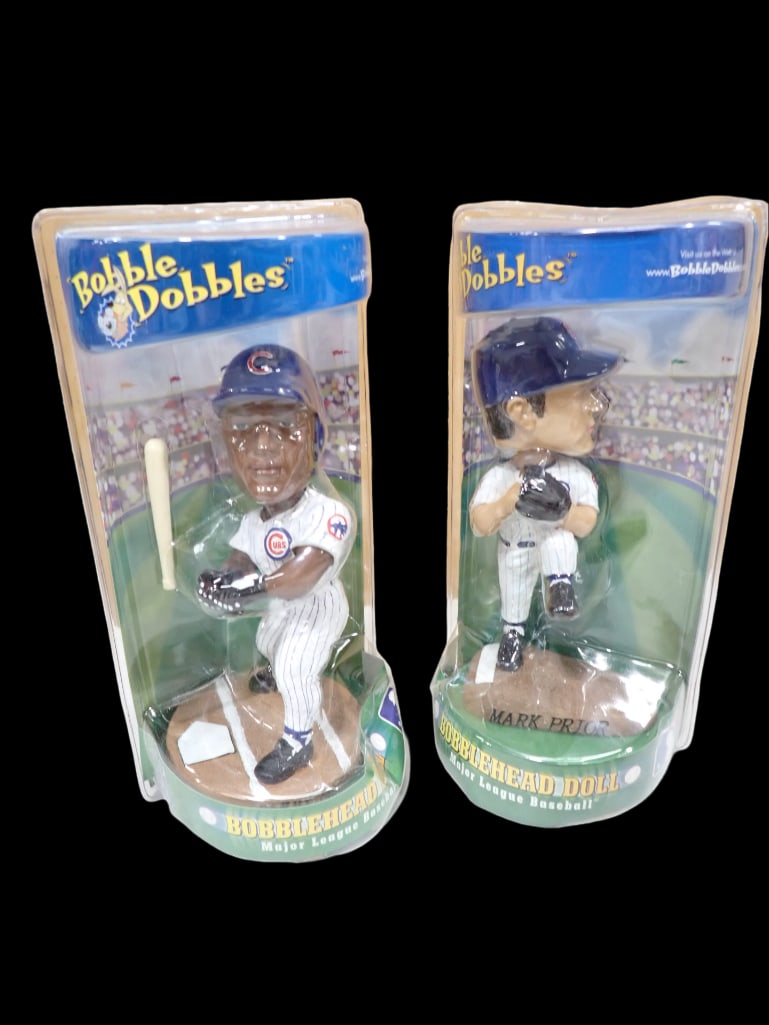 2 Bobble Dobbles Bobbleheads incl Mark Prior and Sammy Sosa Both in Original Packages (1 of 5)