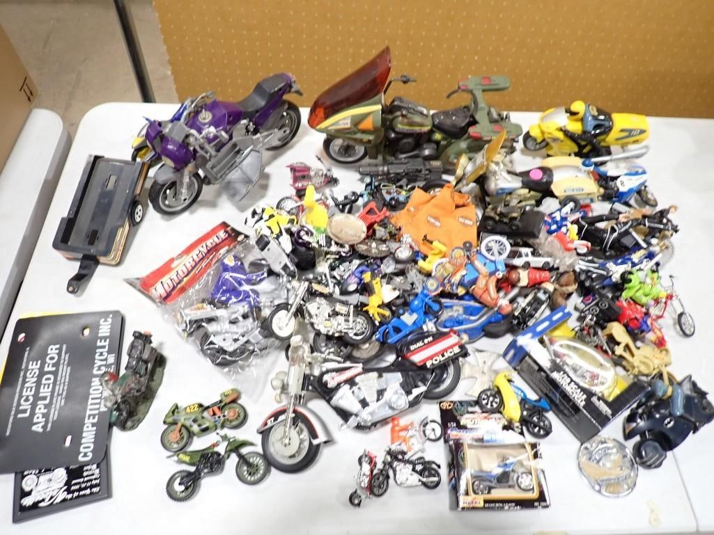 Lot of Toys incl Motorcycle Models, Figures, Etc (1 of 13)