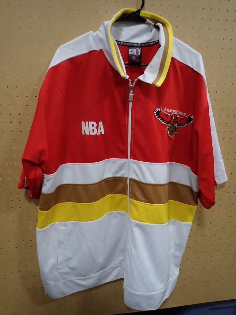 Atlanta Hawks Zip up Jacket / Jersey - Size 2XL (1 of 5)