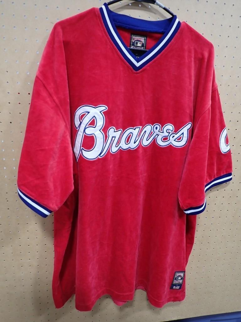 Atlanta Braves Baseball Jersey Size XXL G-III & Carl Banks: Atlanta Braves Baseball Jersey Size XXL G-III & Carl Banks Cooperstown Collection All pictures are considered part of the description and should be examined carefully by bidders. Live Auctioneers