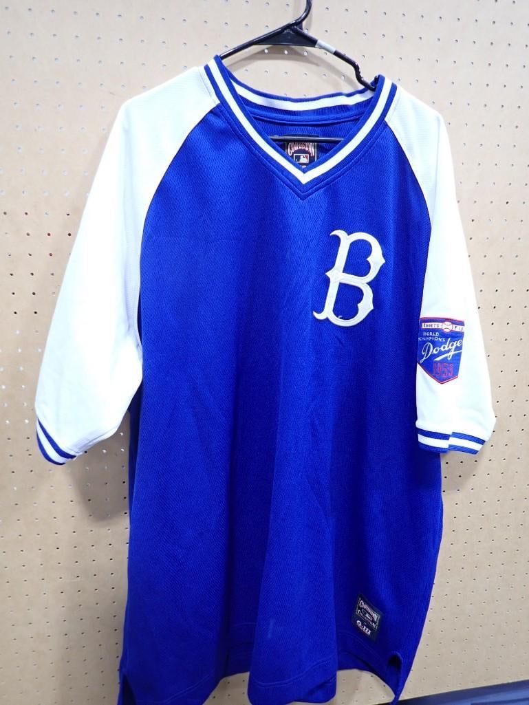Brooklyn Dodgers Baseball Jersey Size 3XL G-III & Carl Banks Cooperstown Collection (1 of 6)